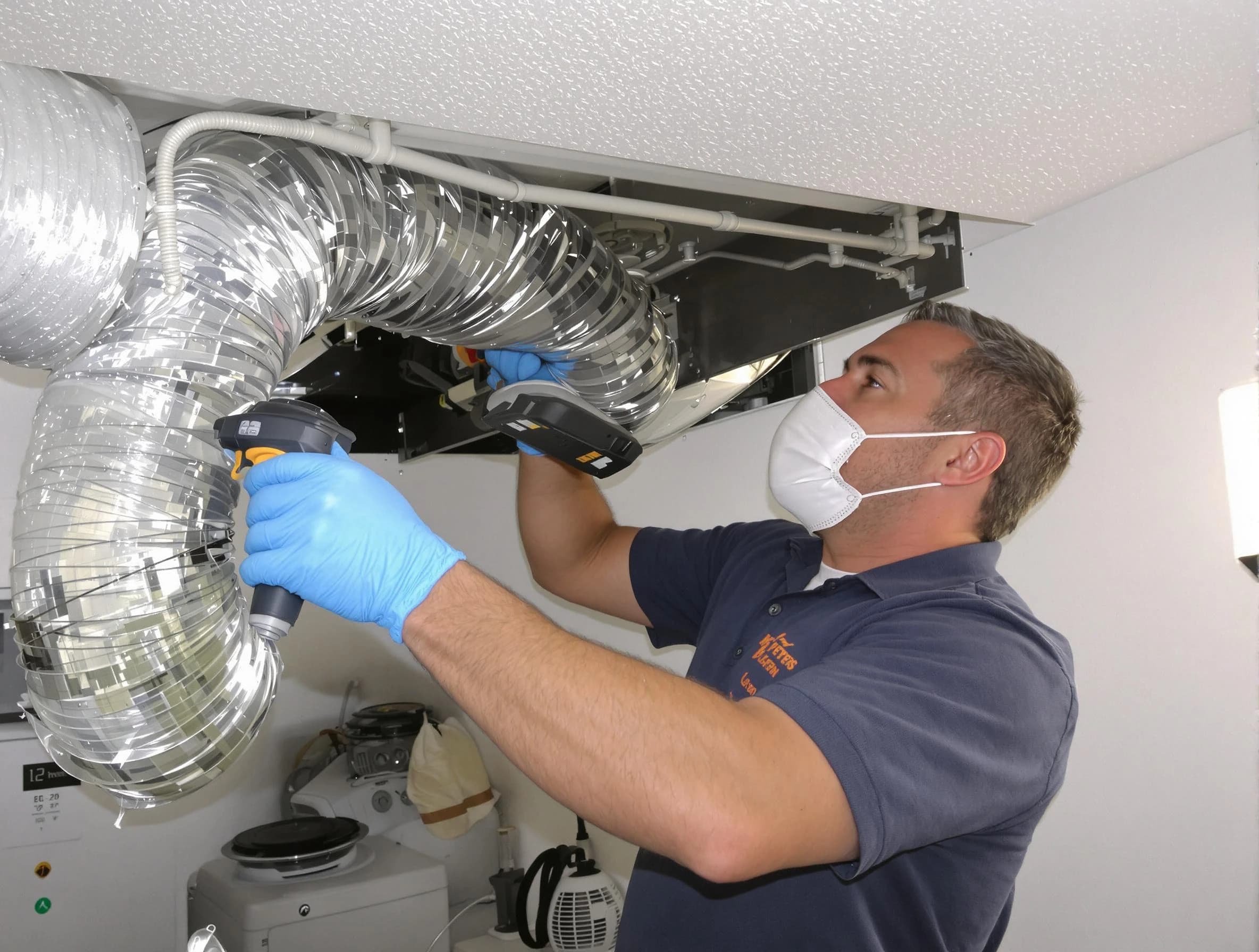Lake Forest Dryer Vent Cleaning professional performing thorough residential dryer vent cleaning in Lake Forest