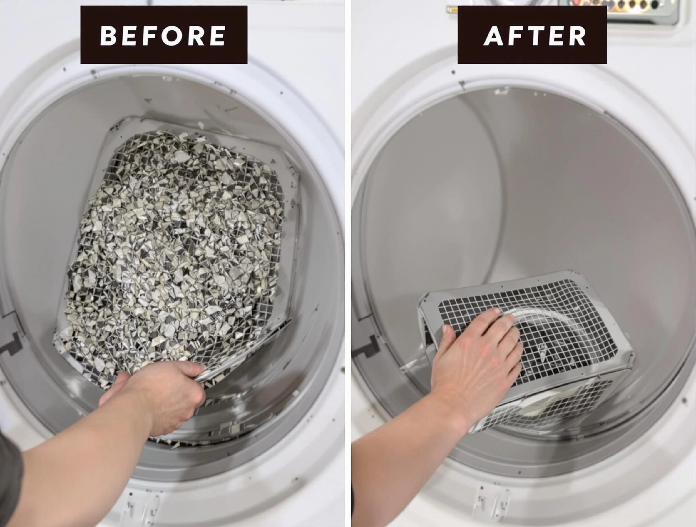 Professional lint trap cleaning by Lake Forest Dryer Vent Cleaning in Lake Forest