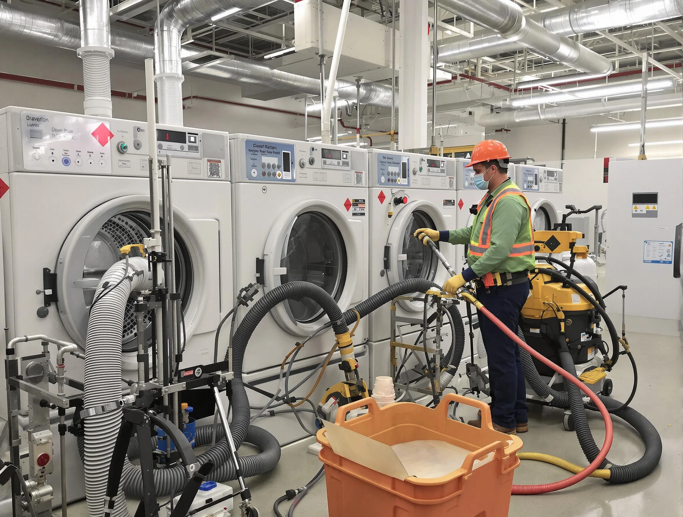 Commercial-grade dryer vent cleaning by Lake Forest Dryer Vent Cleaning in Lake Forest