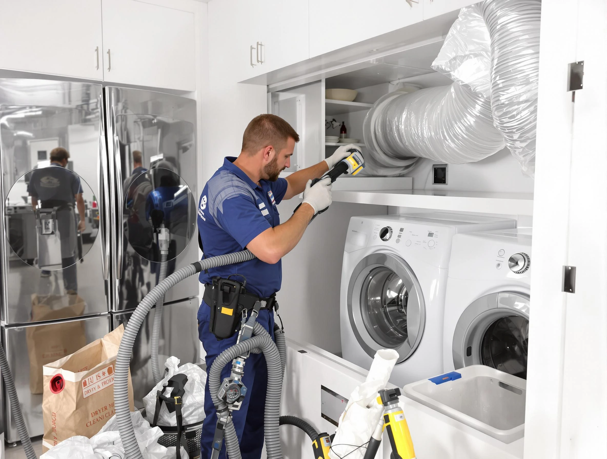 Professional duct cleaning by Lake Forest Dryer Vent Cleaning in Lake Forest